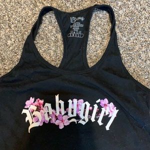 LESDOMAKEUP baby girl razor back tank